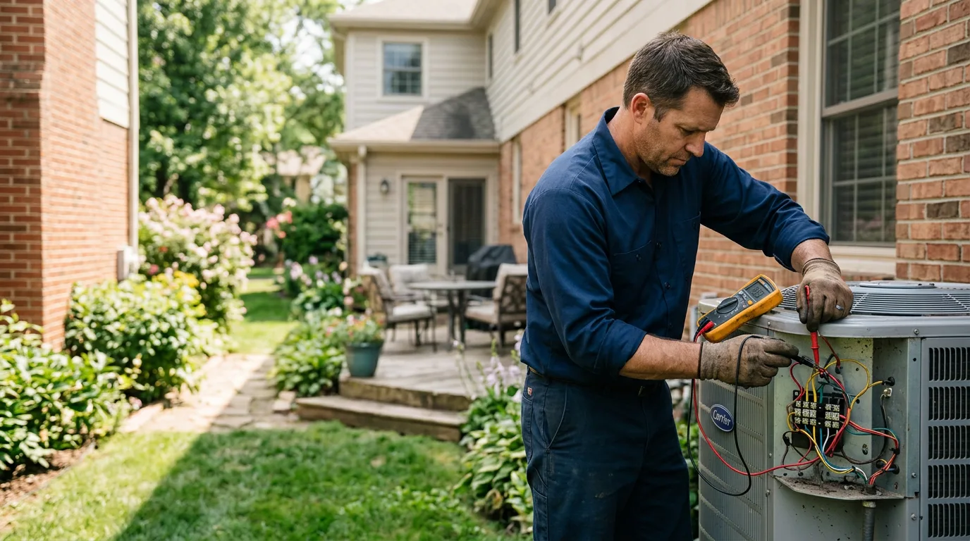HVAC technician working near Everglades City, FL
